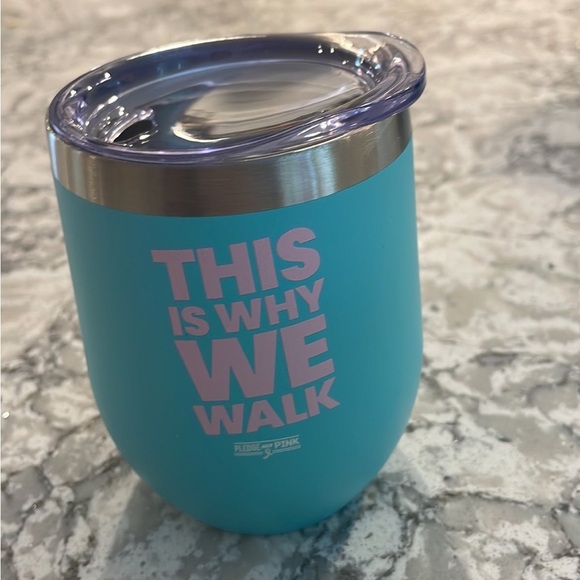 Pledge the Pink Flamingo Wine Tumbler - Picture 2 of 2